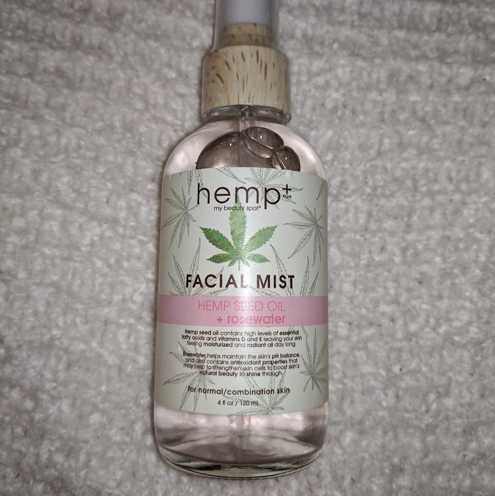 NWT! Hemp+ Facial Mist (Hemp Seed Oil & Rosewater)